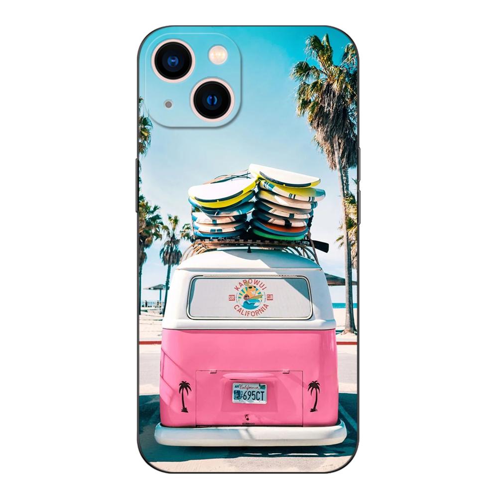 Svart TPU-skal för OPPO Reno 6 5 3 4 4Z 4F SE 5F 5Z PRO PLUS lite 6 6z 4G 5G Combi Van Surf
