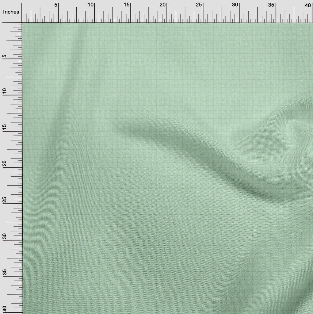 oneOone Cotton Flex Grüner Stoff Asiatischer japanischer Sashiko-Stoff zum Nähen Bedruckter Bastelstoff Meterware 40 Zoll