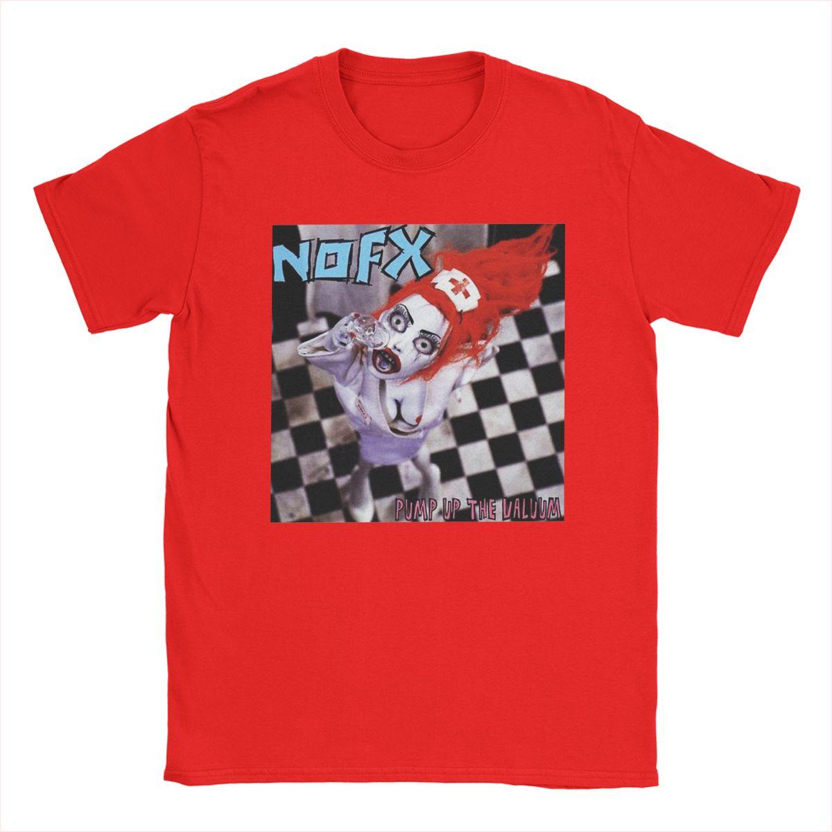 Men s Nofx Band T Shirt 100% Cotton Clothes Novelty Short Sleeve Round Collar Tees Printing T-Shirt S