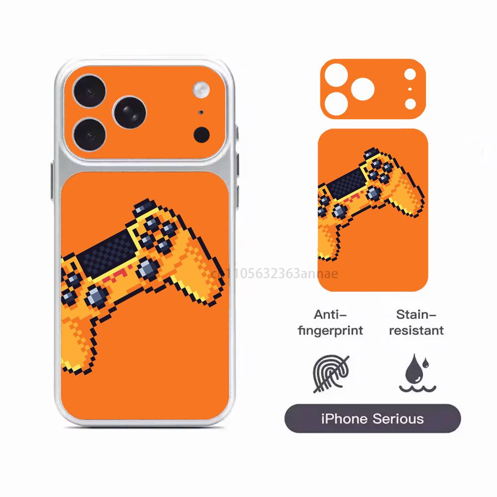 Game Console Gamepad Protective Sticker for iPhone 17 Pro 17 ProMax Full Body Back Cover Decal Skin
