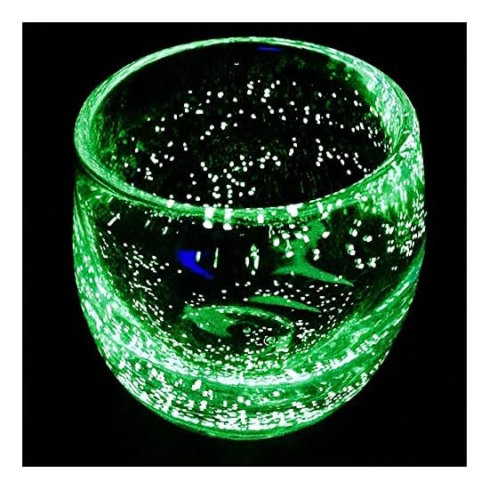 Kubagasaya Ryukyu Glass, Ryukyu Glass, Cold Tea Glass, with Fluorite, Okinawa Souvenir, LOVE&STAR Ba