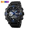 SKMEI Mens Watches Top Brand Luxury Military Waterproof LED Digital Analog Quartz Watch Men Sports Watches