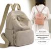 Women's Korean Style Large Capacity Backpack - Trendy Solid Color for College & Travel