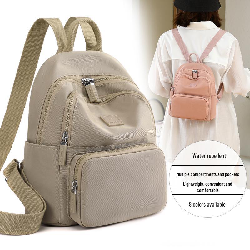 Women's Korean Style Large Capacity Backpack - Trendy Solid Color for College & Travel
