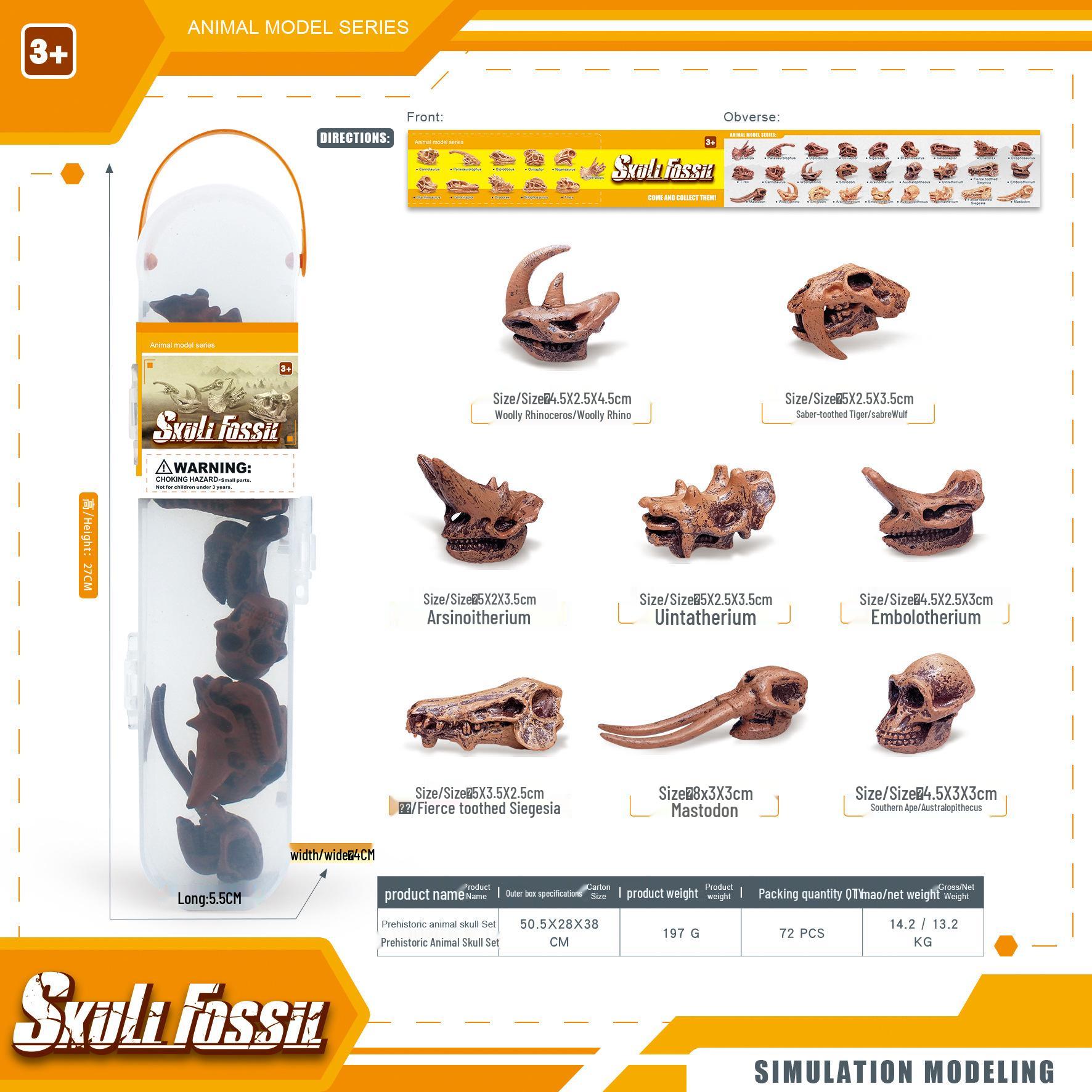 

Модели доисторических животных: Декоративные украшения: Бегемот из Южной Африки и Слон из Северной Америки