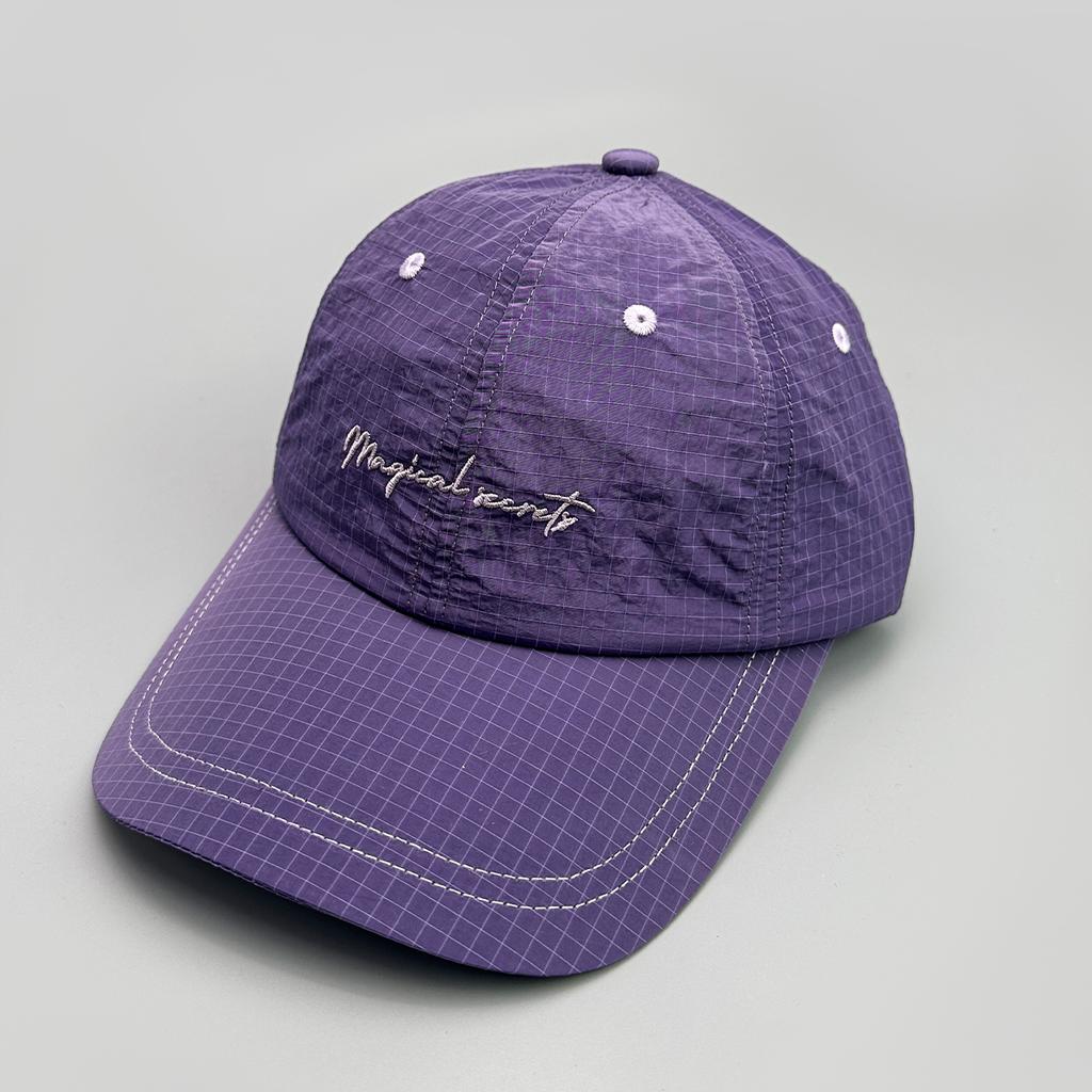 Embroidered Letters Quick Drying Baseball Hats New Unisex Breathable Outdoor Sunshade Travel Versatile Check Fashion Peaked Caps