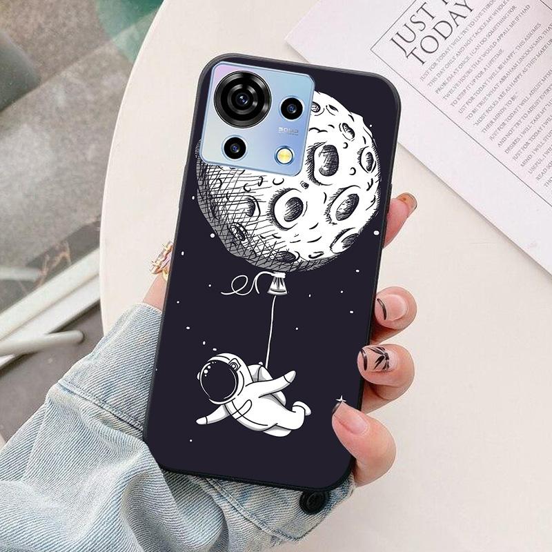 Für ZTE Blade V50 Vita Handyhülle Astronaut Silikon Kameraschutz Rückseite Für ZTE Blade V50Vita 6,75" Funda Coque Capa