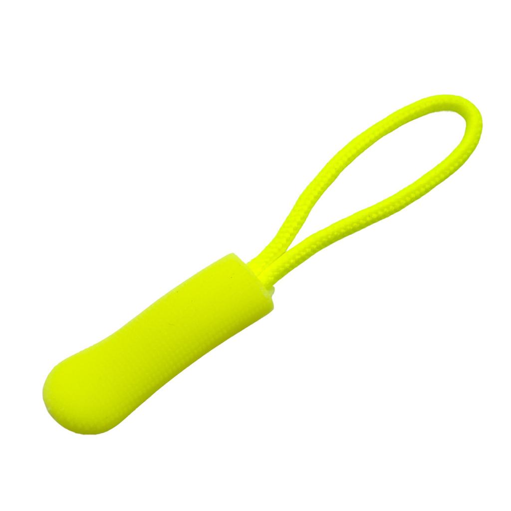 Colored PVC Zipper Pull Rope with Removable Drawstring and Rubber Pull Tab for Bags and Luggage