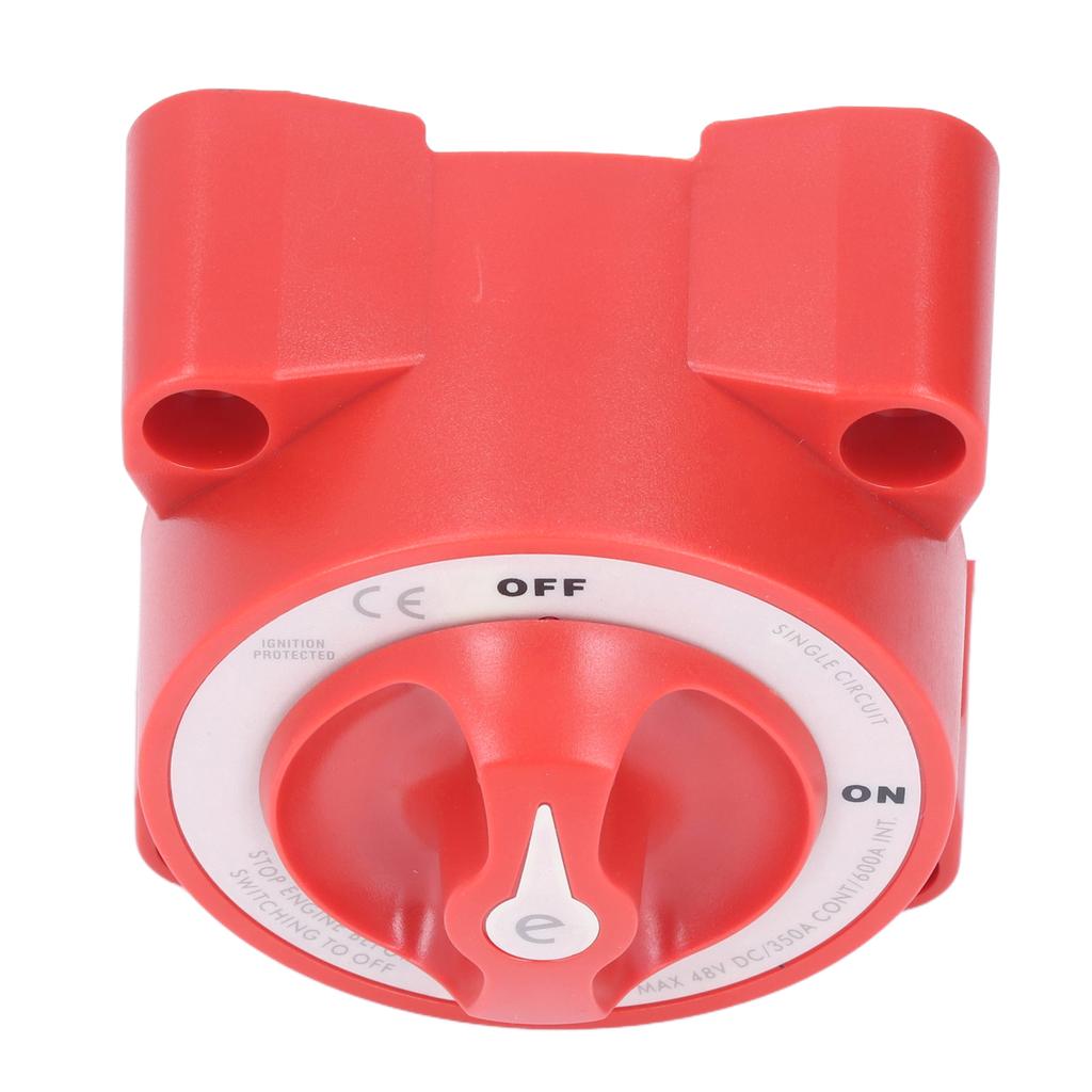 350A Battery Switch ON Off Knob Type Single Circuit Power Disconnect Isolator for Marine Boat Car Truck Trailer RV