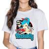 Jesus Letter 90s Streetwear Fashion Girls TShirts Harajuku White Clothing Short Sleeve Summer Tees Casual FeUnisex ONeck Tops