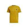 T Shirts Men's Yellow Crew Neck Moderate Straight Fit HL3870