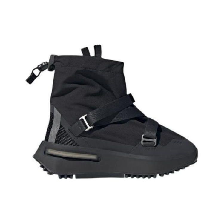 Adidas Hamcus X  Originals Nmd S1 Pu Fabric Minimalist Solid Color Cool High-Top Lifestyle Casual Shoes Unisex Sneakers Black IF1624