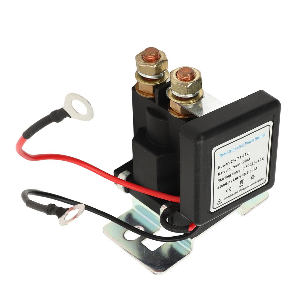 Car Battery Disconnect Switch High Current Master Battery Power Kill Disconnector Switch with 2 Remote Control 24V