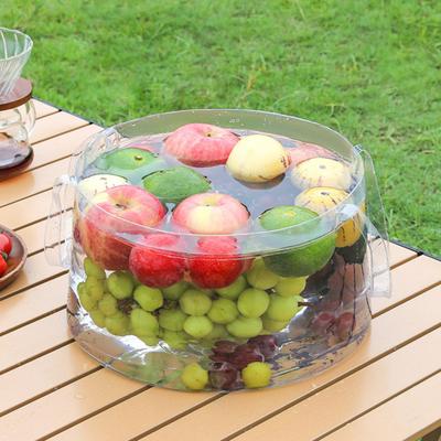 6.8/12L Foldable Water Bucket with Portable Handle Waterproof PVC Wash Basin Bag Multifunctional Camping Fishing Collapsible Water Storage Pail