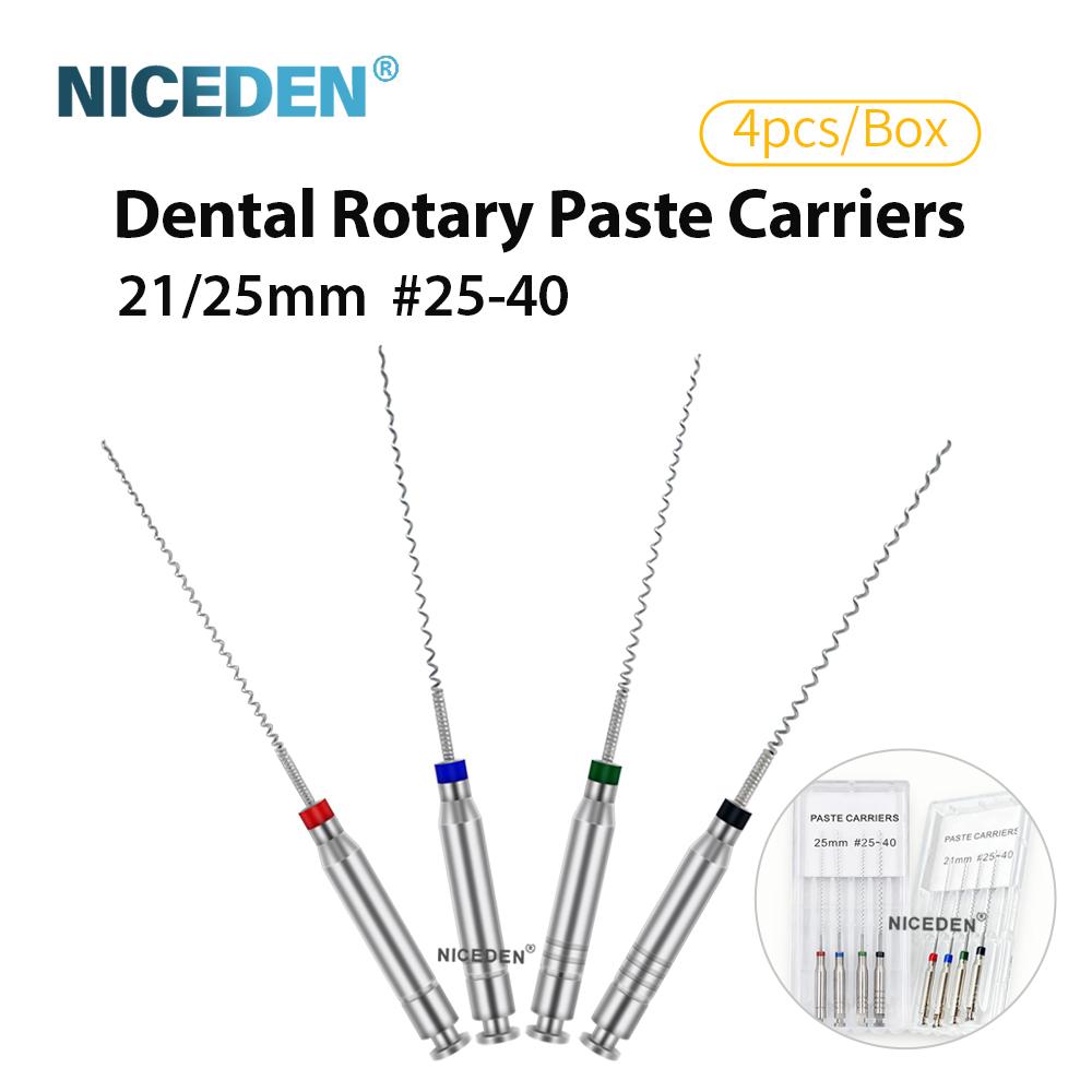 NICEDEN Dental Endodontic Drill Gates Glidden Peeso Reamers Rotary Paste Carriers 32mm/25mm Engine Use Stainless Steel Endo Files