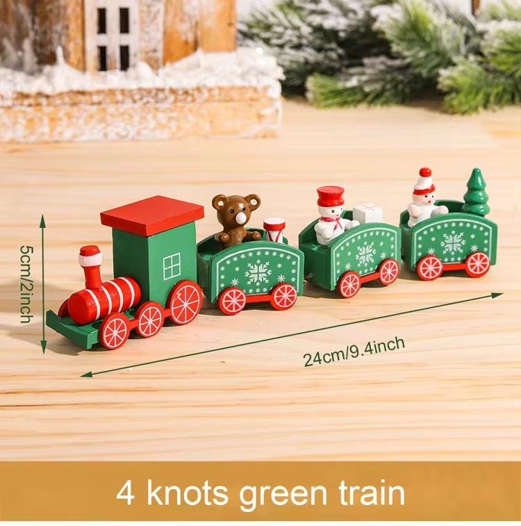 

Christmas Train Merry Christmas Decorations For Home 2025 Cristmas Wooden Ornament Xmas Navidad Noel Gifts New Year 2025 Wooden