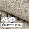 HOMLLY Hello Washable Non-Slip Coil Soft Entrance Door Mat (X2PCS)