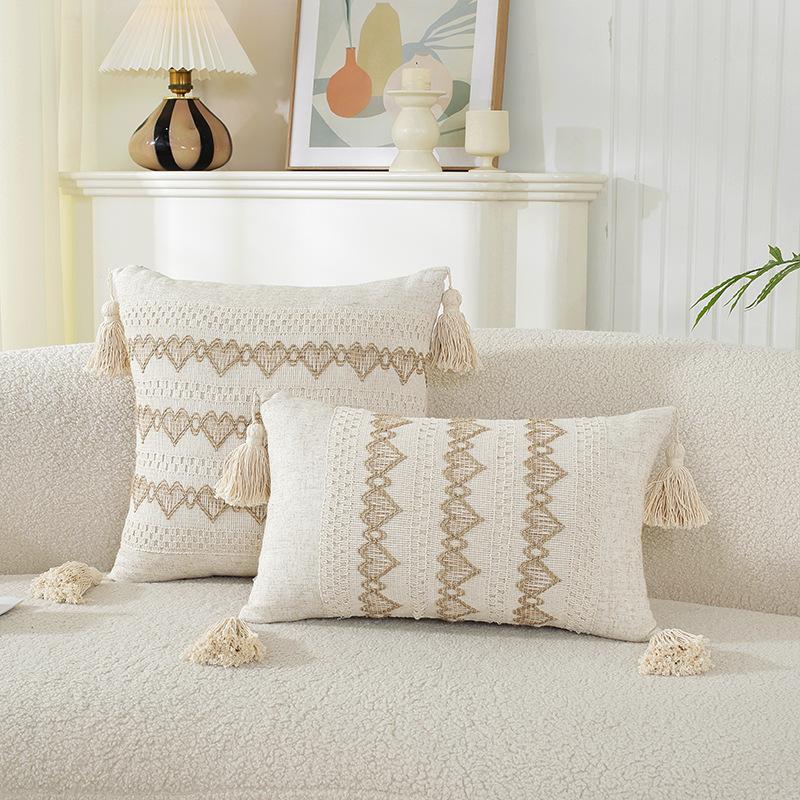 1 шт. Бохо наволочки декоративные подушки для диванных подушек чехол с кисточками наволочка (Без подушки) 45x45cm(17.7x17.7inch)