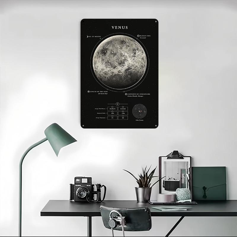Venus Metal Poster Customized Wall Art Retro Vintage Tinplate Signs for Man Cave Gaming Decoration Room Home Decor Items House