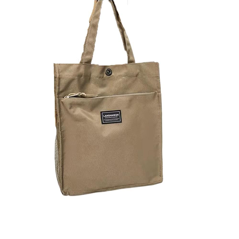 

Мужская сумка-тоут большой вместимости для поездок на работу, портативная сумка для документов из ткани Оксфорд, для повседневного использования