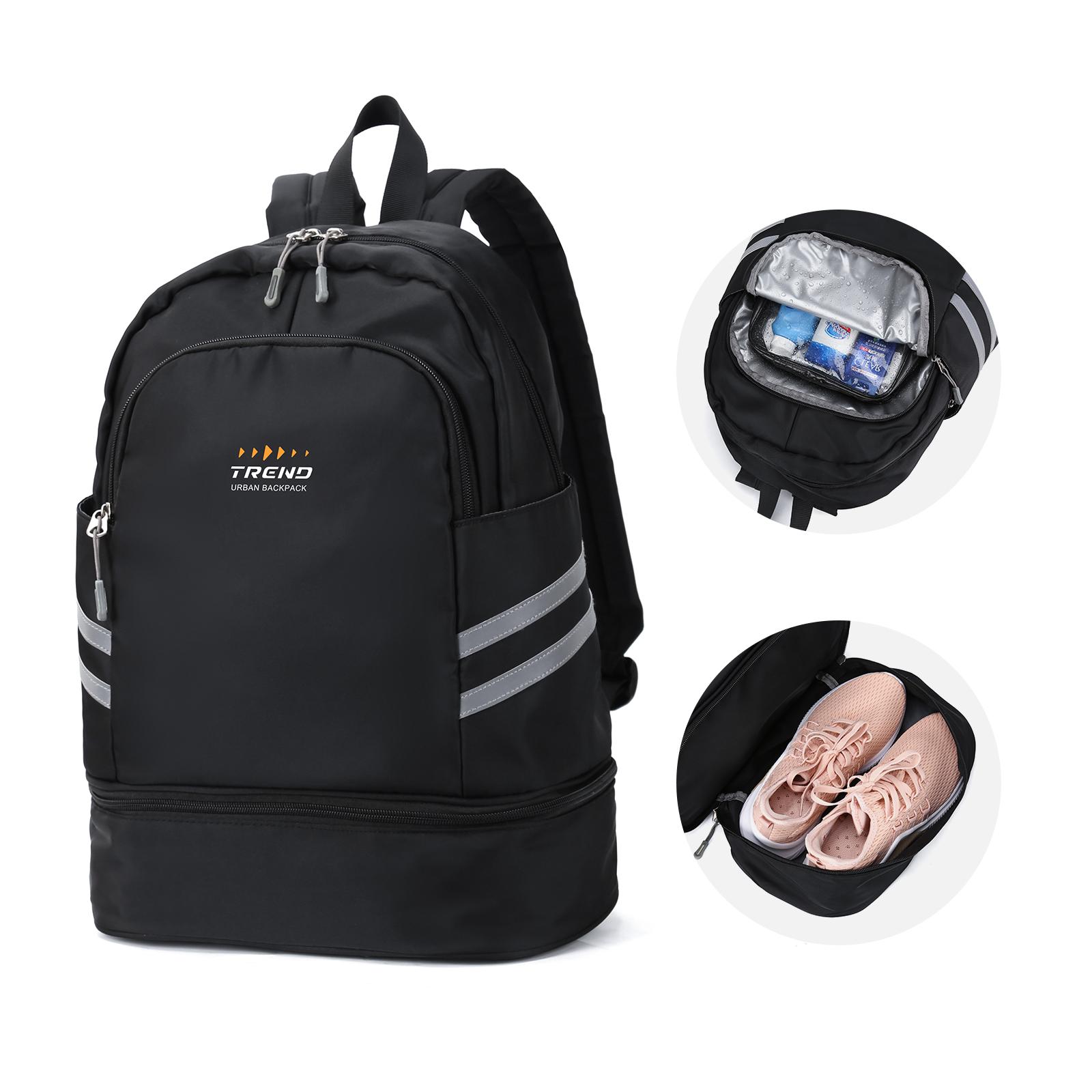 

Рюкзак для спортзала для женщин с отделением для обуви, большой женский дорожный рюкзак, водонепроницаемый, спортивный рюкзак для плавания и йоги Small