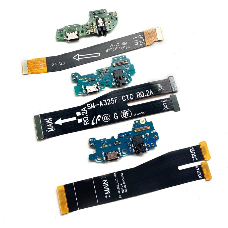 NEW Tested USB Charging Port Dock Charger Plug Connector Board Main Motherboard Flex Cable Parts For Samsung A22 A32 4G A42 5G