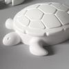 Animal Shape Mould White Turtle Storage Box Mold Crab Silicone Mould With Lid Storage Box Plaster Mold For Soap Molding Home