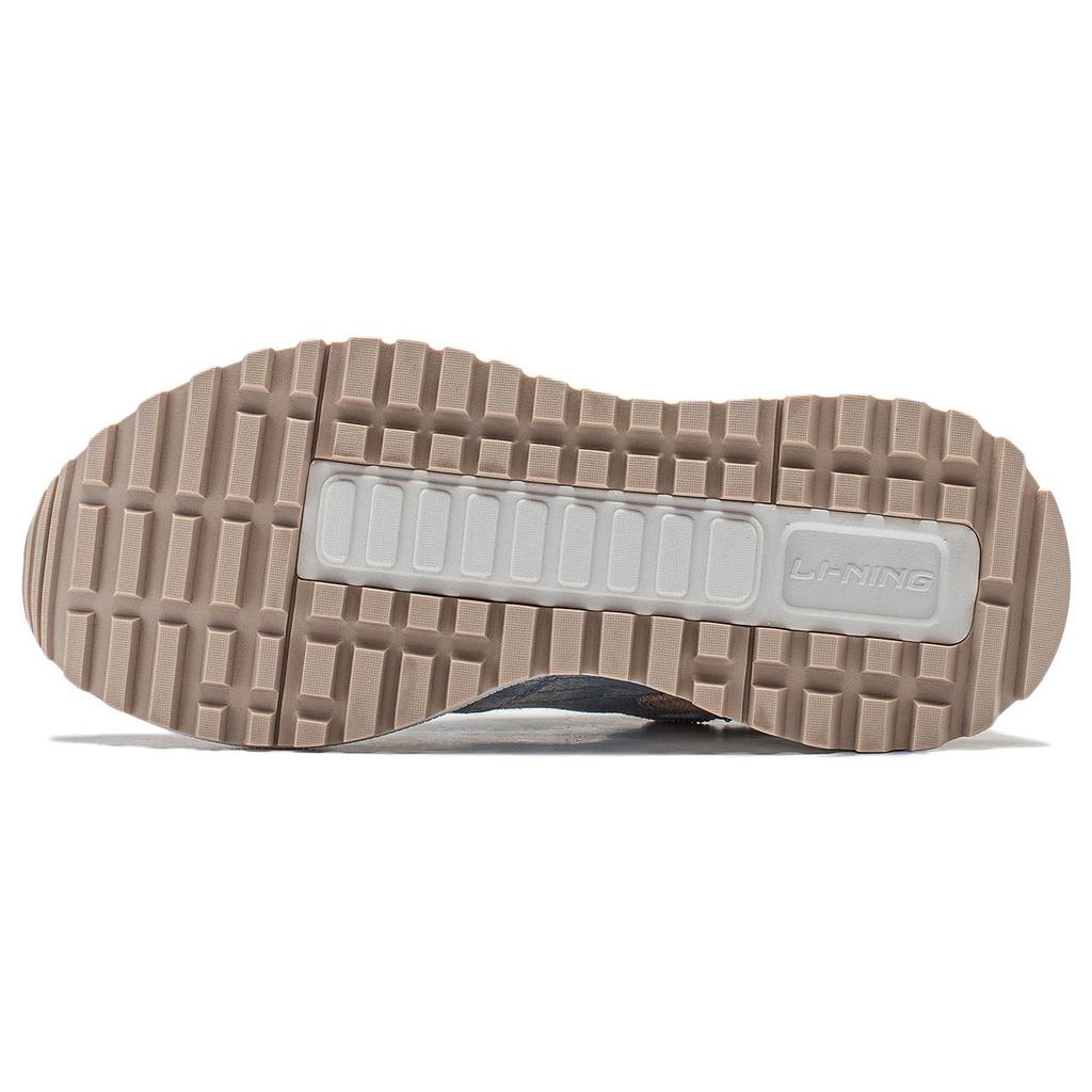 New LiNing Wind Rider 2.0 Anti Slip Wear Resistant Low Top Casual Shoes Women's Blue Brown AGCT308-3