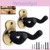Guitar 2pcs Mount Wall Bronze Metal Wall Hanger Hook For Acoustic Electric Bass Guitar Ukulele Banjo Mandolin