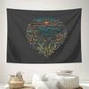Boho Tapestry Nature Landscape Wall Hanging Forest Trees Mountain Scenic Home Decor Aesthetic Room Divider Dorm Wall Art