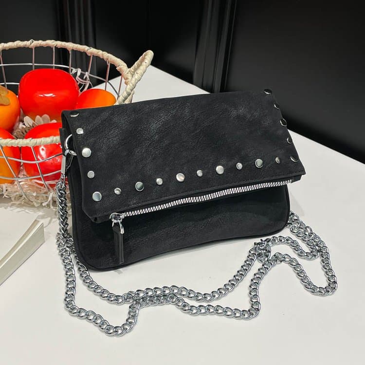 Rivet chain bag women's shoulder messenger bag
