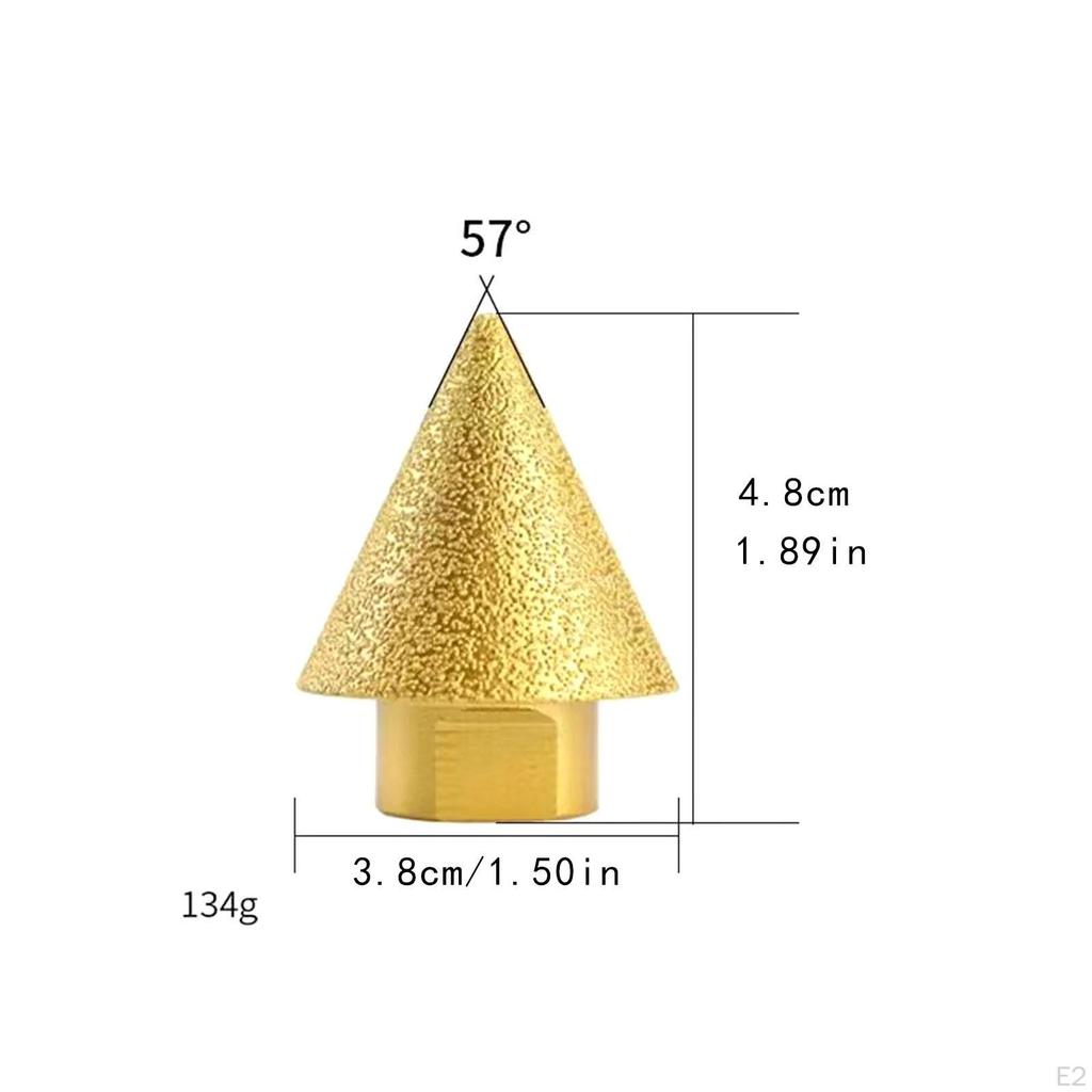 Diamond Beveling Chamfer Bit Countersink Cone Tile Enlarging Trimming for Tiles
