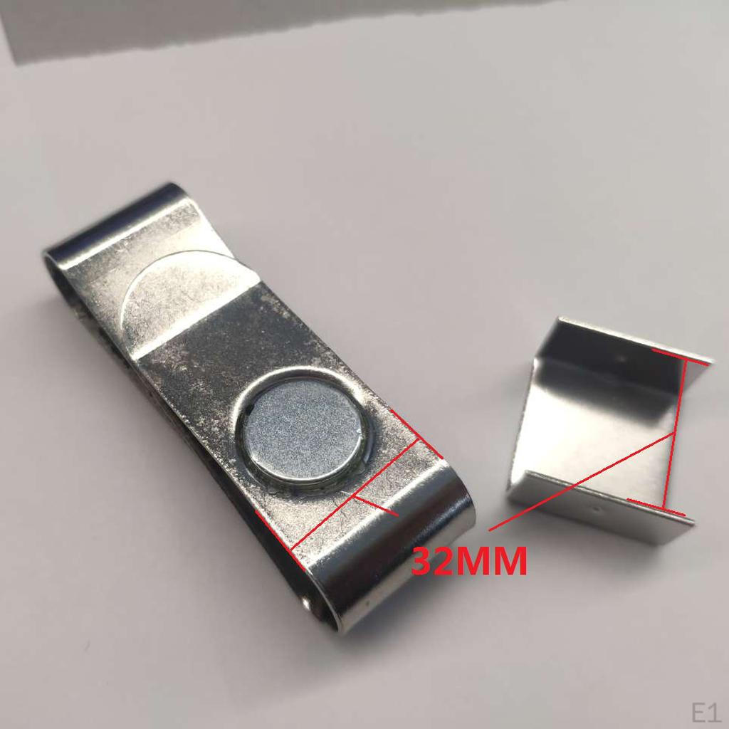 Metal Pool Cue Chalk Holder Case Belt Clip Container Snooker Billiard Accessory