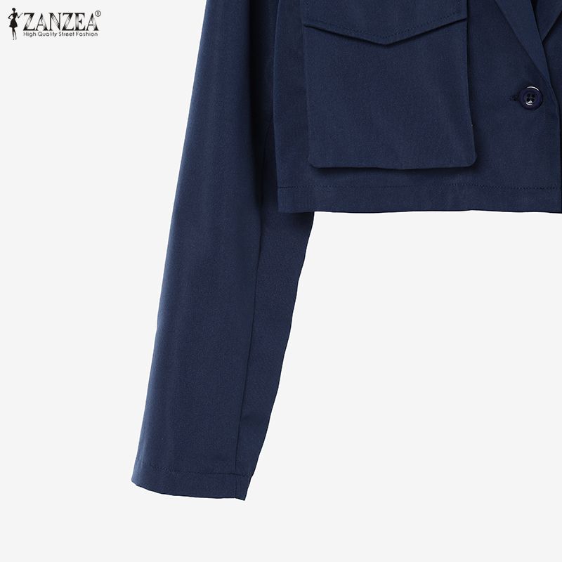 ZANZEA Women Long Sleeve Cardigan Blouse and Long Pants Casual Two Piece Suit Sets