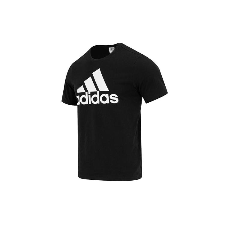 adidas Essentials Single Big Logo T-shirt Black Men s IC9347 L