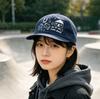 New parent-child peaked cap child style personalized flat brim hip-hop hat pony visor baseball cap casual foreign style