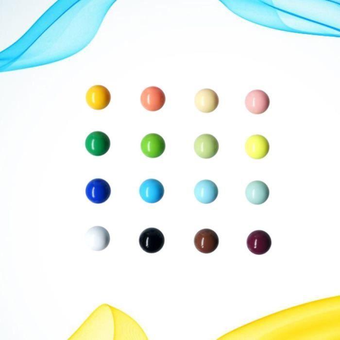 16 Pcs Coloré Réfrigérateur Autocollants Creative Magnétique Pasters Message Note Fixateur Pour Le Bureau À AIMANTS - MAGNETS