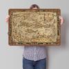 Mapa Historii Karaibów Plakat Spersonalizowana Sztuka Ścienna Vintage Metalowe Znaki Retro Blaszana Tabliczka do Jaskini Mężczyzny Wystrój Pokoju