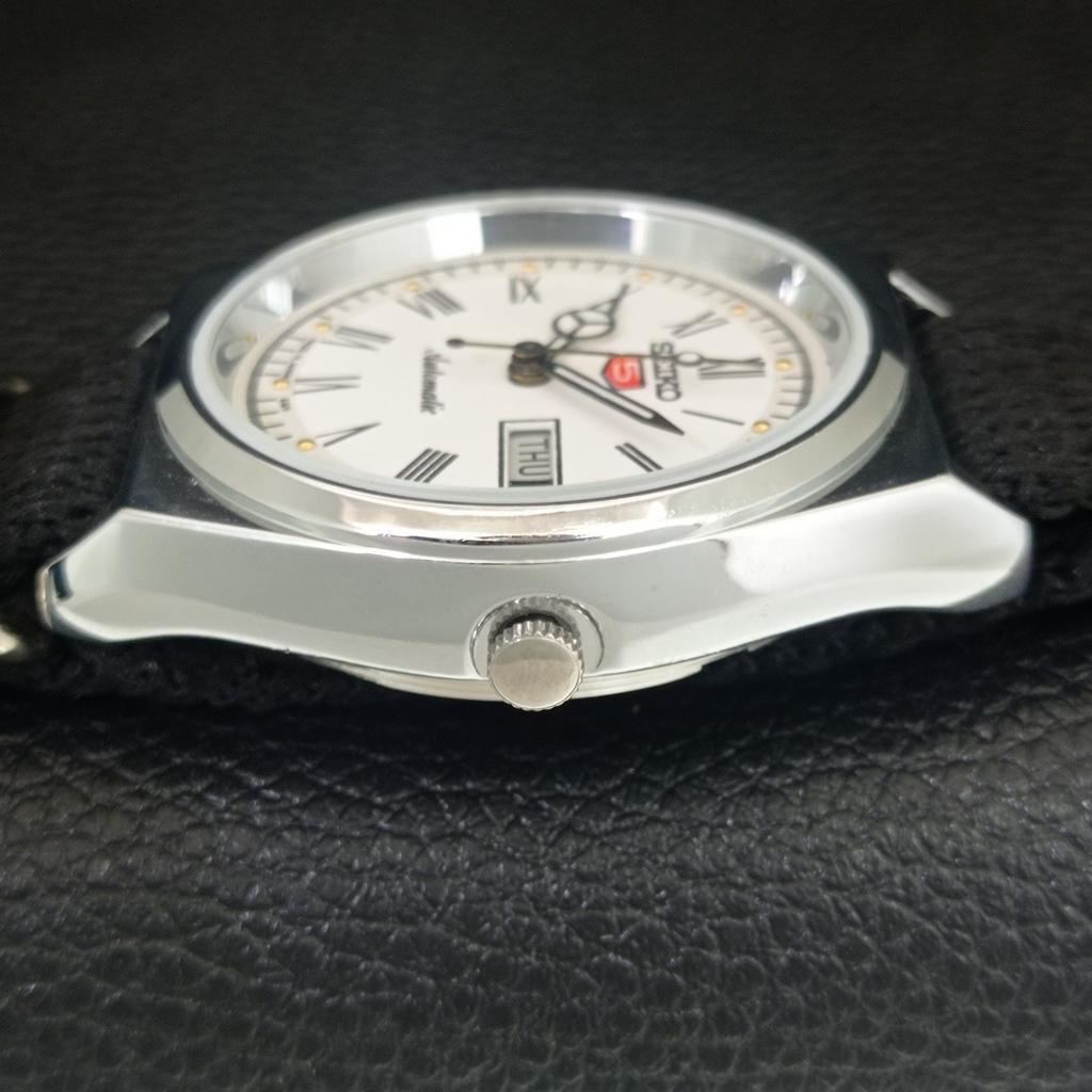 REFURBISHED SEIKO 5 AUTOMATIC VINTAGE JAPAN MENS ROMAN FIGURE WATCH a442630-1