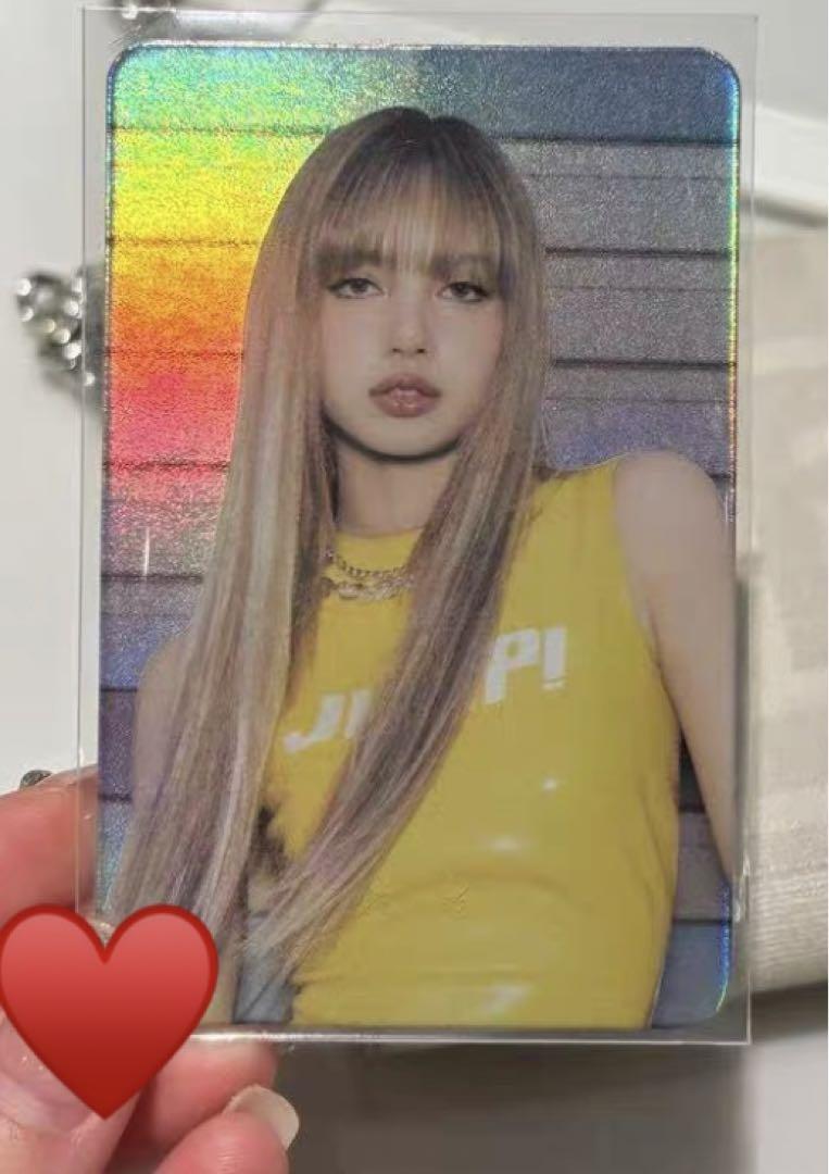 

[USED] Blackpink Shanghai Pop-Up Lisa Gacha Bonus Hologram Trading Card