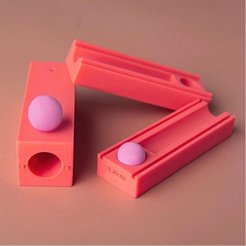 Clay Ball Punching Clay Bead Maker Tool with Hole Punch Rolling Ball Mold Polymer Clay Bead