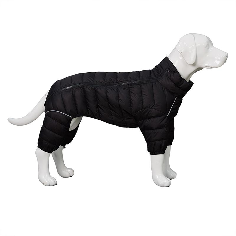 Hund Verdickt Baumwollgepolsterter Mantel Haustier Warme Daunenjacke Winddicht 4 Beine Haustier Outfit Winter Greyhound Husky Corgi Chihuahua Kleidung
