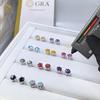 Iced Out Man 1CT 2CT 3CT Round VVS1 Moissanite Hip Hop Stud Earrings Pass Diamond Tester 925 Silver Moissanite Earrings