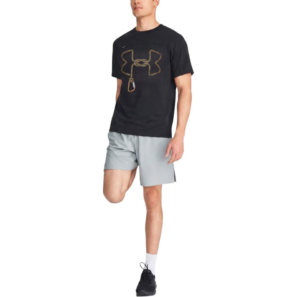 Under Armour Outdoor Rundhals Weich Bequem Sportlicher Stil Kurzarm T-Shirt Herren Oberteile 6014244-001