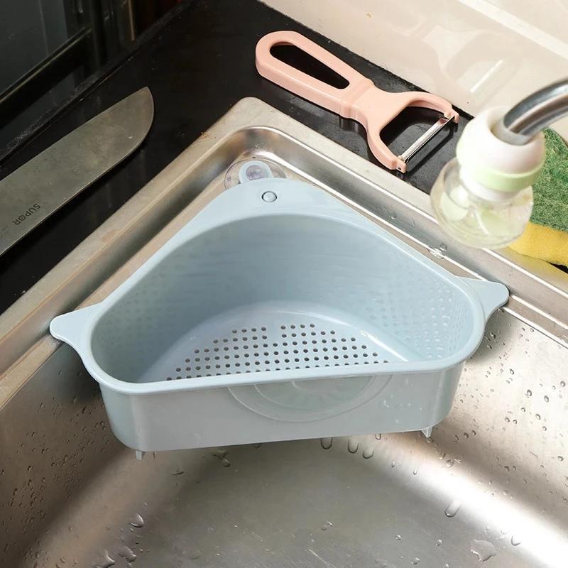 

Kitchen Tool1 1 Kitchen Self-Standing Drain Sink Leftovers Soup Juice Separated By Garbage Filter Sink Storage Basket Sink Rack