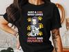 Anime Girl and Husky T-Shirt, Cute Dog Lover Tee, Unisex Anime Graphic Shirt, Kawaii Husky Apparel, Gift for Pet Owners