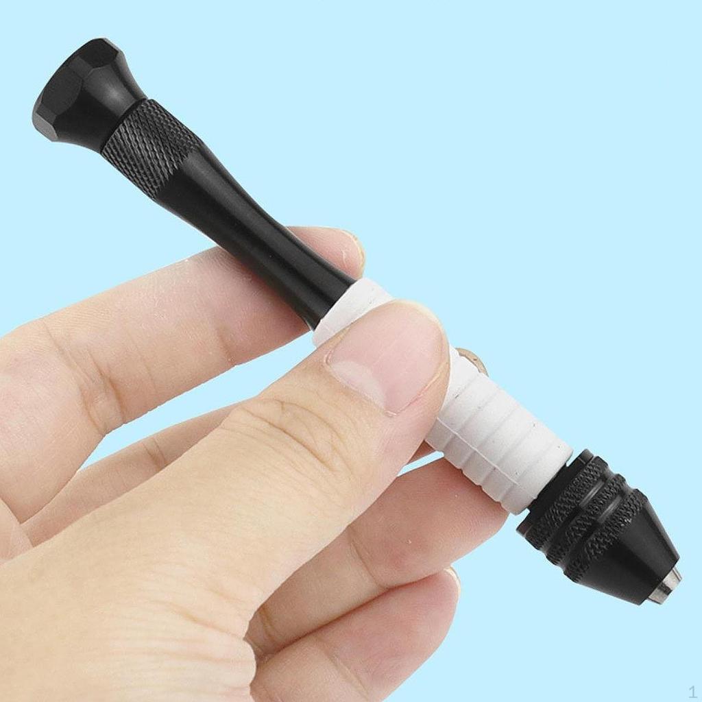 Manual Drill Tool for Pin Vise, Micro Clamping Range 0.3-3.4mm Crafting