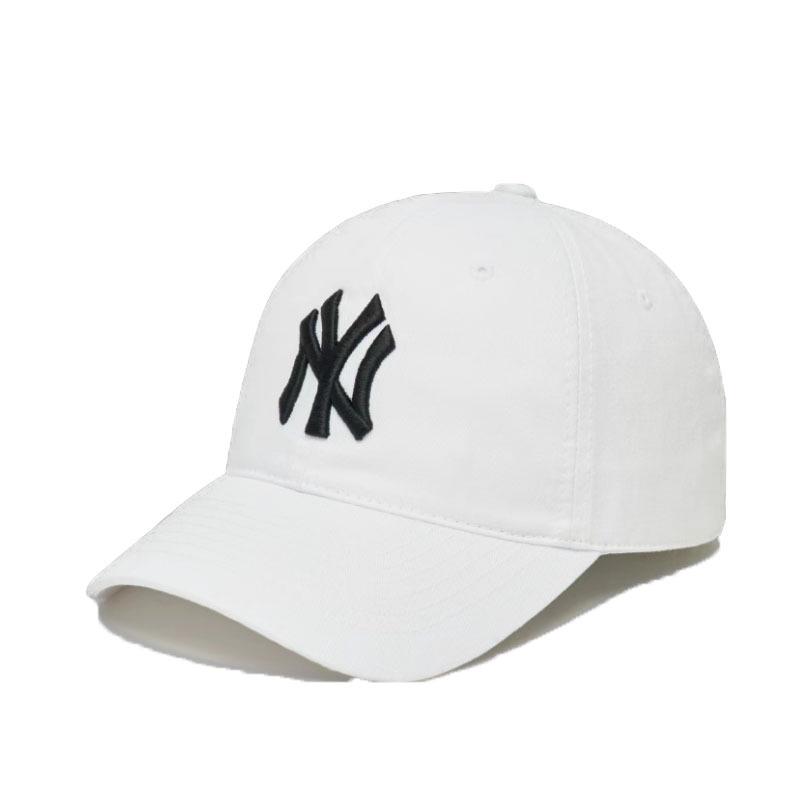 Korea MLB NY Yankees Verstellbare Baseballkappe, Unisex Softtop mit großem Logo und LA Duckbill-Design.