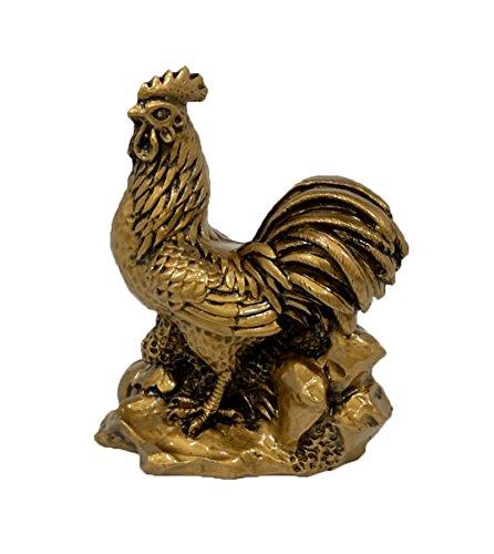 Zodiac Rooster Figurine Bird Ornament Lucky Charm Feng Shui Chicken