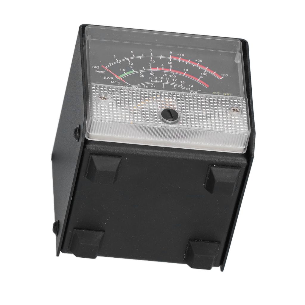 SWR Power Meter External S Receive Display Electronic Component Metal Case Cover FT?857 FT?897Black